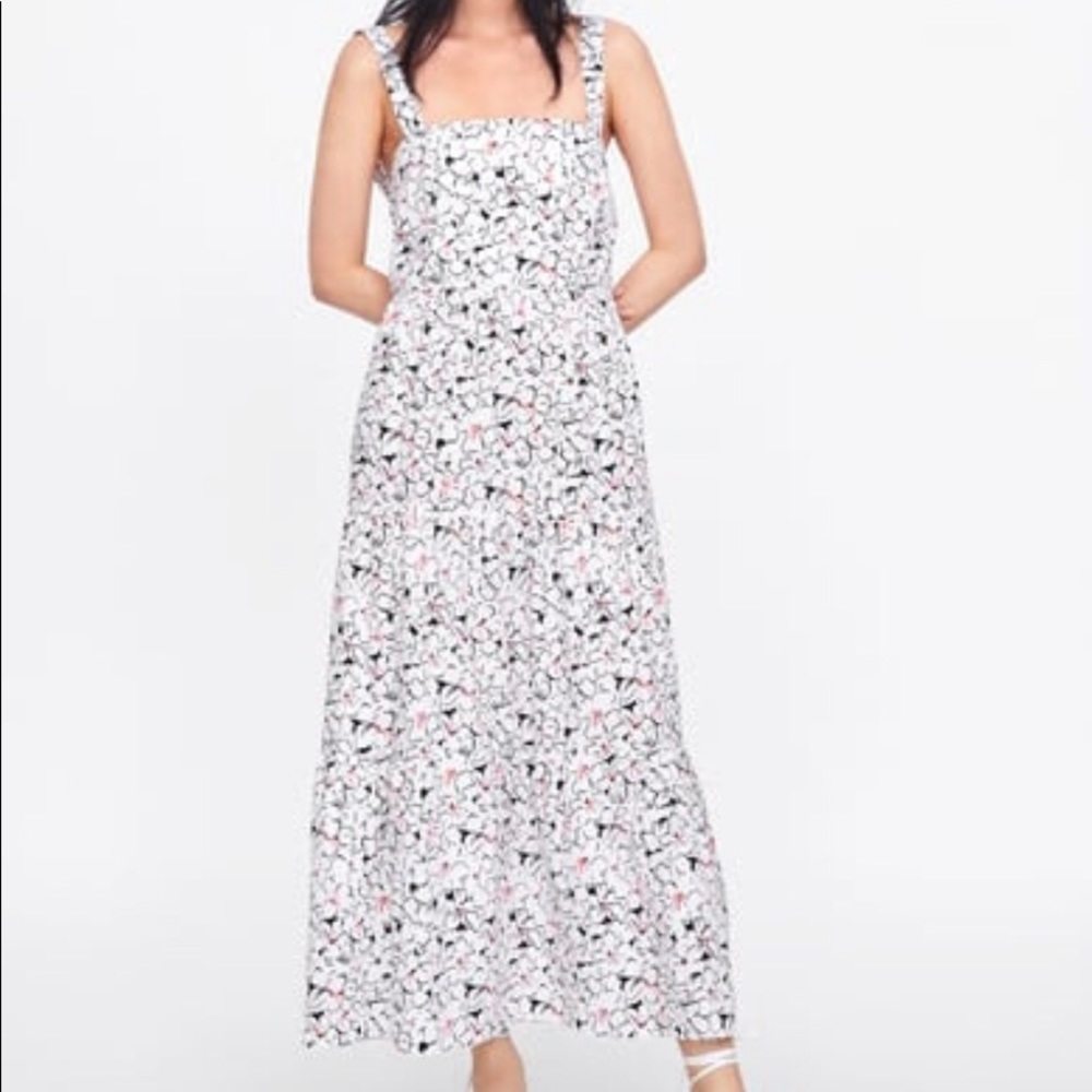 Zara print dress